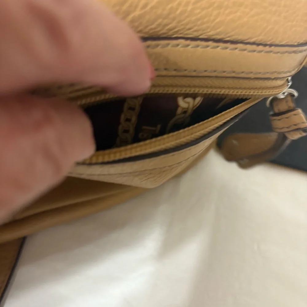 Tignanello leather backpack.